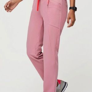 Figs Mombasa Slim Pants Chalk Pink - Large